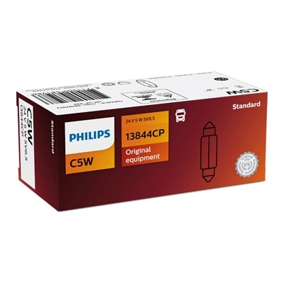 Philips Крушка, светлини купе philips c5w, 24v, 5w, 10 бр