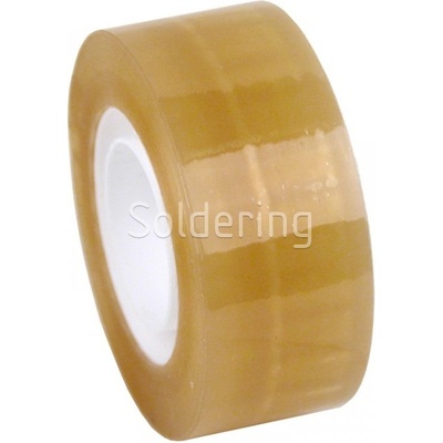 ESD lepicí páska Wescorp, průhledná, celulózová, 24 mm x 32,9 m