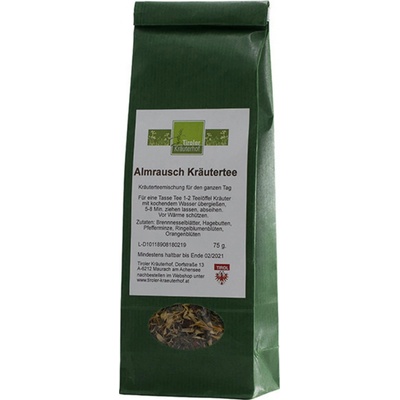 Tiroler Kräuterhof Almrausch bylinný čaj 75 g