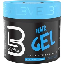 L3VEL3 Hair Gel Super Strong gel na vlasy se silnou fixací 500 ml