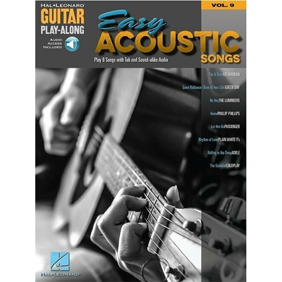 Hal Leonard Guitar Play-Along Volume 9 Easy Acoustic Songs Noty – Sleviste.cz