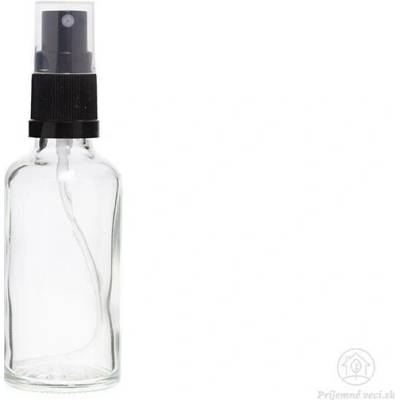 MKN Sklenená fľaštička s rozprašovačom 50 ml číra