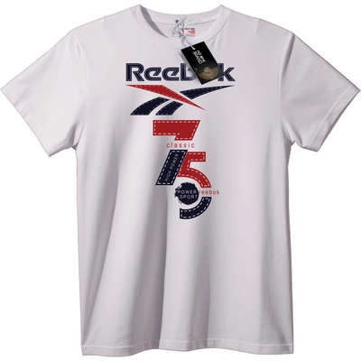 NOONEBRAND Тениска Reebok 75 класически спорт - L, White
