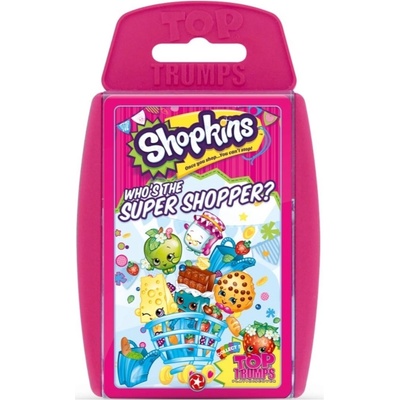Winning Moves Игра с карти Top Trumps - Shopkins Super Shopper (WM02301)