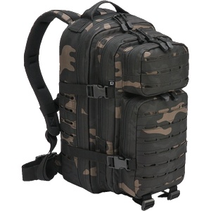 Brandit US Cooper Lasercut Средна раница 25L, тъмен камуфлаж (8023.4.OS)