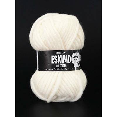 Příze DROPS Snow uni color 01 - smetanová
