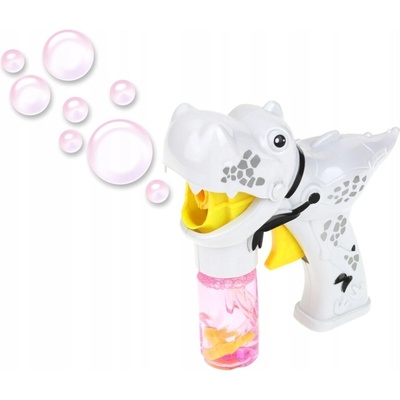 Pistole na bubliny stroj na mýdlové bubliny Tekutina 2x Dinosaurus