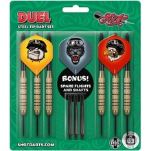 Shot Value Range Duel Steel Darts Set 18 g