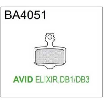 Brake Authority Спирачни накладки brake authority ba4051b - sram avid (mtb burly)