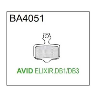 Brake Authority Спирачни накладки brake authority ba4051b - sram avid (mtb burly)