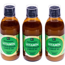 Zdravý svet Lipozomálny Vitamín C + Zinok + D3 200 ml