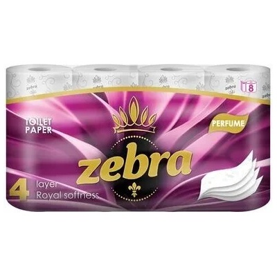 ZEBRA Нова 4 пластова тоалетна хартия ZEBRA (zp90102)