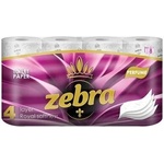 ZEBRA Нова 4 пластова тоалетна хартия ZEBRA (zp90102)