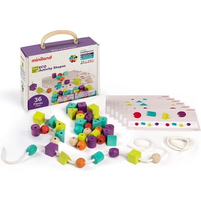 Miniland Aktívne korálky 36 ks