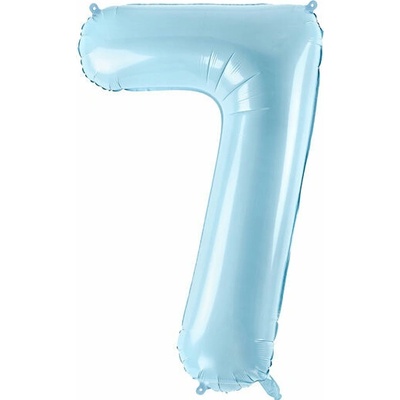 vybavsenaparty Fóliová číslice baby blue '7' 86 cm