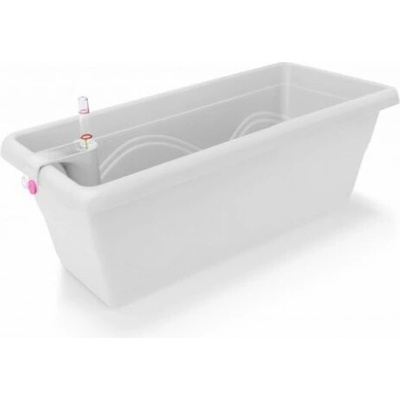 Plastkon samozavlažovací truhlík Extra Line Smart Bílá, 40x20.5x17 cm