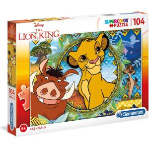  Пъзел 104 части Кралят лъв LION KING Клементони Clementoni 27287