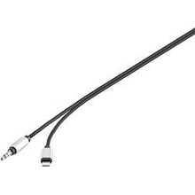 Renkforce RF-3432028 USB / jack audio prepojovací, 1,2m, černý