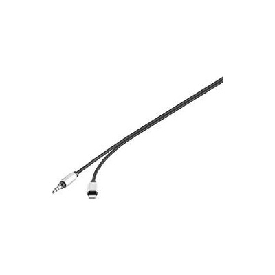 Renkforce RF-3432028 USB / jack audio prepojovací, 1,2m, černý