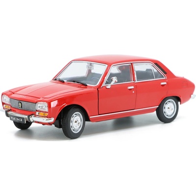 Welly Peugeot 504 1975 červená 1:24