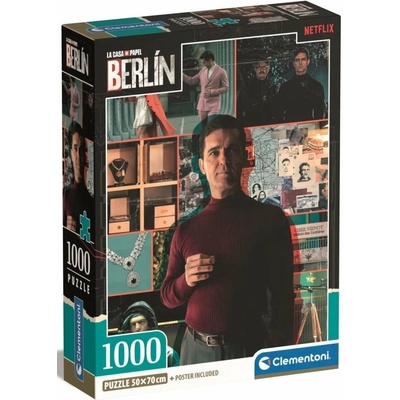 Clementoni La Casa de Papel Berlín Mám plán 1000 dielov