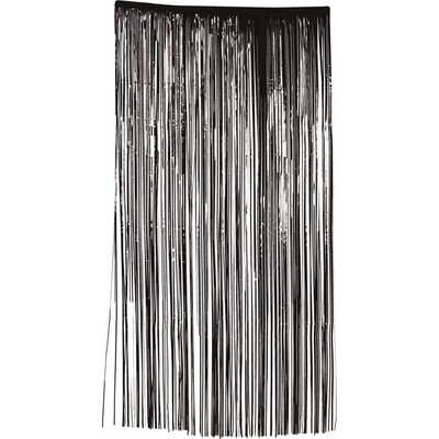 Párty opona čierna 100 cm x 200 cm