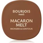 Bourjois Macaron Melt Bronzer & Contour бронзант и контурна пудра 2 в 1 цвят 03 Caramel Macchiato 5 гр