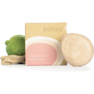Ponio Face & intimní bar - santalové dřevo & bergamot 50 g
