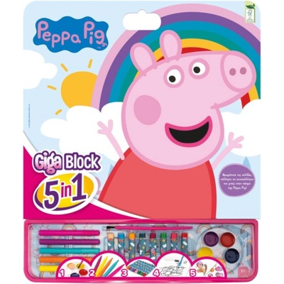 AS Company Комплект за рисуване AS Company - Peppa Pig Giga Block (1023-62751)
