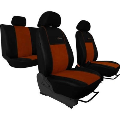 Autopoťah Pok-ter Exclusive Alcantara hnedo-čierne Alcantara-koža