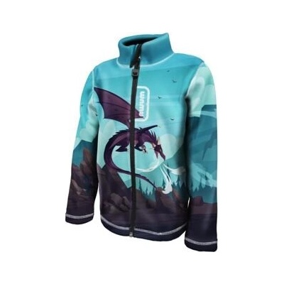 Wamu Dragon fantasy Dětská fleecová mikina modrá – Zboží Mobilmania