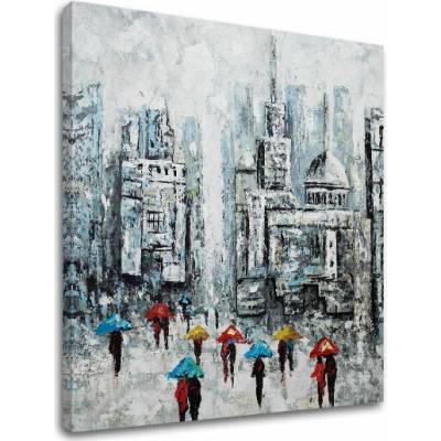 Obraz na plátne MESTO - 50x50 cm