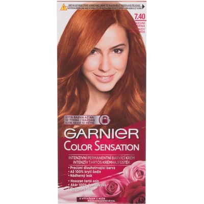 Garnier Šetrná farba Color Sensation 7.40 Intenzívna medená 110 ml