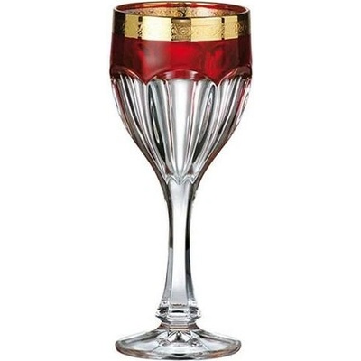 Crystal Bohemia BOHEMIA SAFARI RUBIN POHÁR NA VÍNO 6 x 190 ml