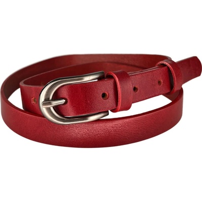 Penny Belts dámský kožený opasek 20-186-93 červený
