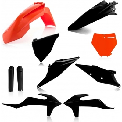 Acerbis plastový full kit sa hodí pre KTM SX/SXF 19/22 čierna/oranž