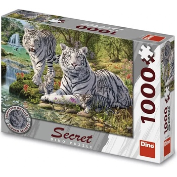 Dino - Puzzle Secret collection: White tigers - 1 000 piese
