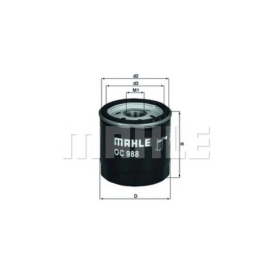 Olejový filter MAHLE ORIGINAL OC 988 (OC988)