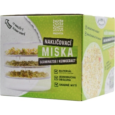 Provita Misky na klíčení semen 18 x 16 cm čirá – Zbozi.Blesk.cz