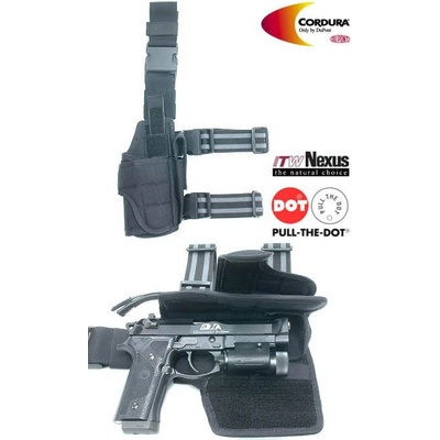 Guarder Taktické stehenní Tornado, černé