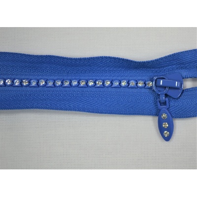 Zips ozdobný s kameňmi 50cm