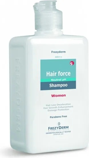 FREZYDERM Шампоан против косопад за жени, Frezyderm Hair Force Shampoo Women 200ml