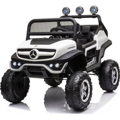 Mamido elektrické autíčko Mercedes Benz Unimog S 4x4 bílá