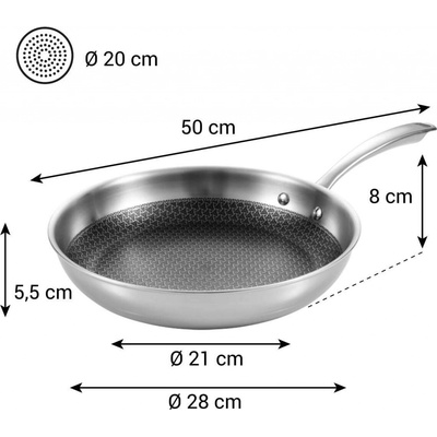 Tescoma panvica SteelCRAFT 28 cm