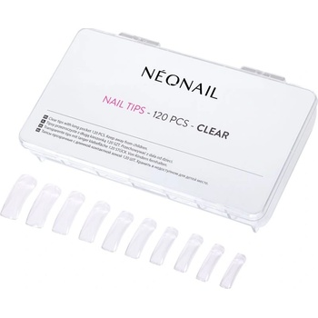 NeoNail Nail Tips umelé nechty typ Clear 120 ks