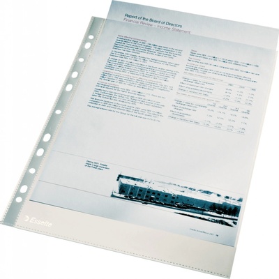 Esselte A4 105 mikronů transparentní 100 ks