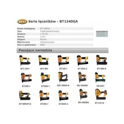 Bostitch STICKS BT13 40mm 5000 pcs