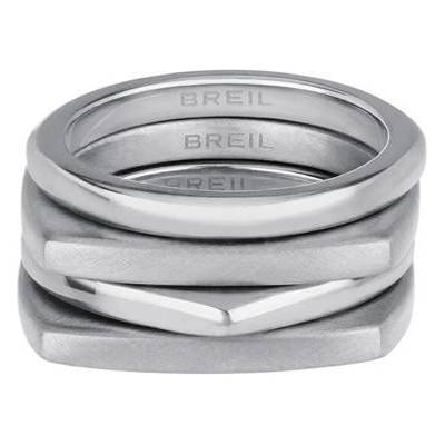 Breil ocelových prstenů New Tetra TJ301
