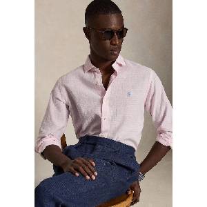 Ralph Lauren риза мъжка с лен (710B16700)