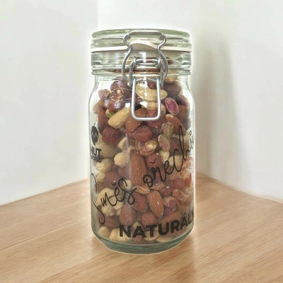 Nutworld.cz Směs ořechů ve skle s patentním uzávěrem 400 g